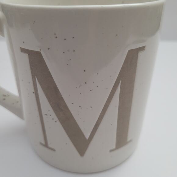 Threshold White Coffee Cup with Letter M - Perfect! - Picture 6 of 7